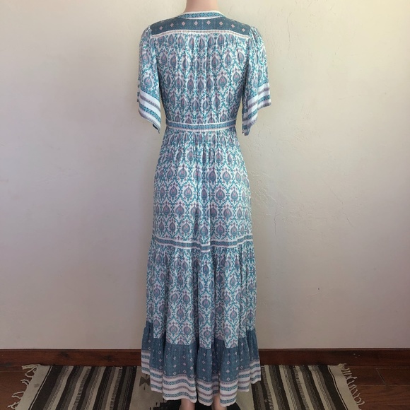 Spell Oracle Maxi Dress in Sage ~ S - Picture 4 of 11
